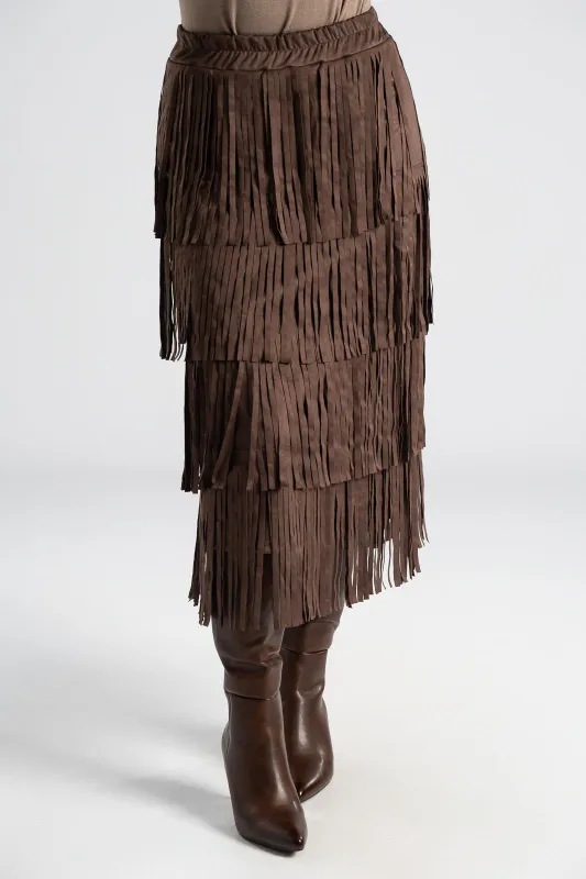 Φούστα Midi Σουέτ Κρόσια