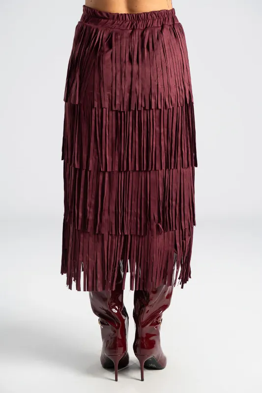 Φούστα Midi Σουέτ Κρόσια