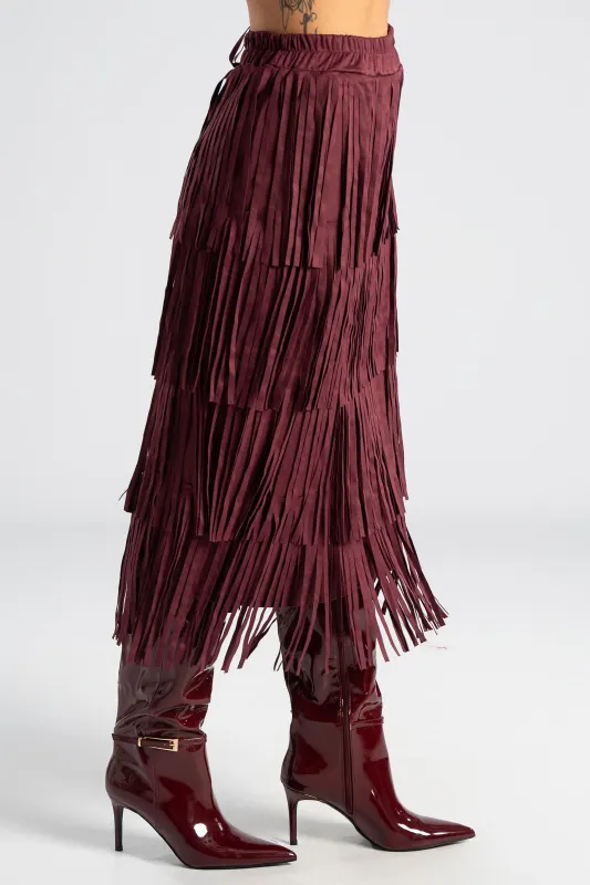 Φούστα Midi Σουέτ Κρόσια