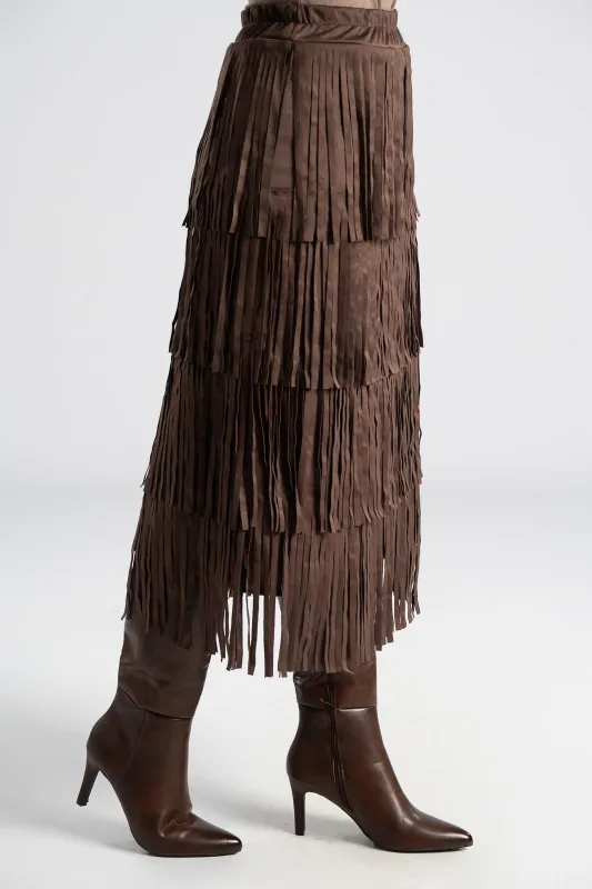 Φούστα Midi Σουέτ Κρόσια