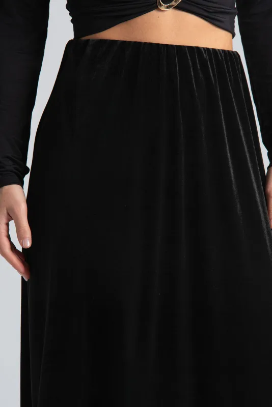 Φούστα Midi Velvet