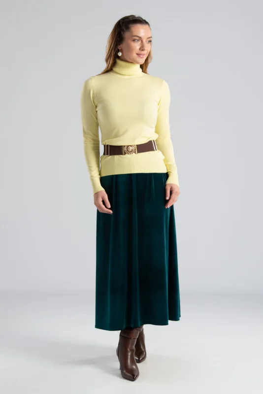 Φούστα Midi Velvet