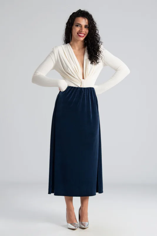 Φούστα Midi Velvet