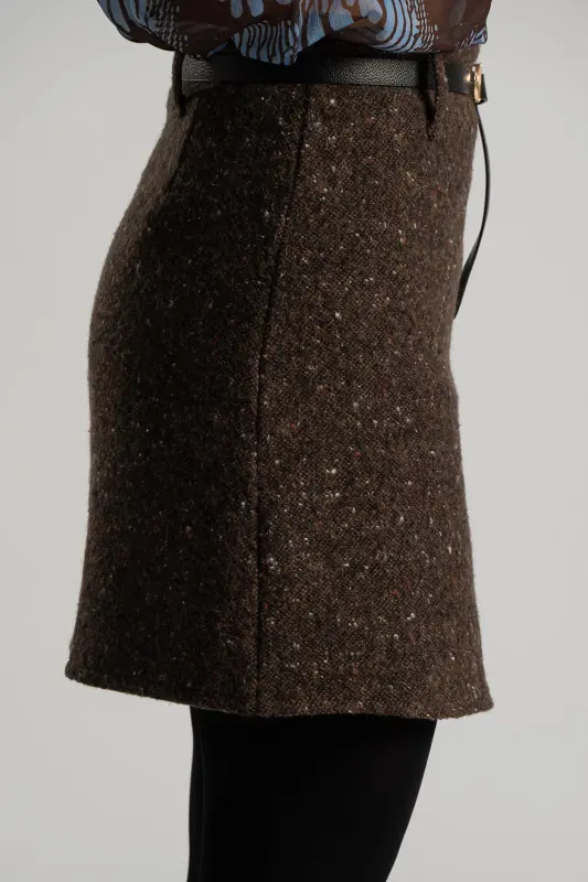 Mini Melange Skirt Belt