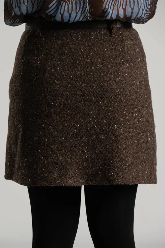 Mini Melange Skirt Belt