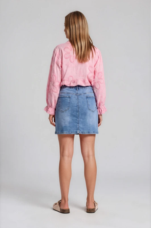 Denim Mini Skirt 