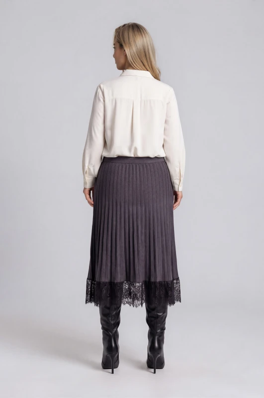 Skirt Knitted Lace Hem 