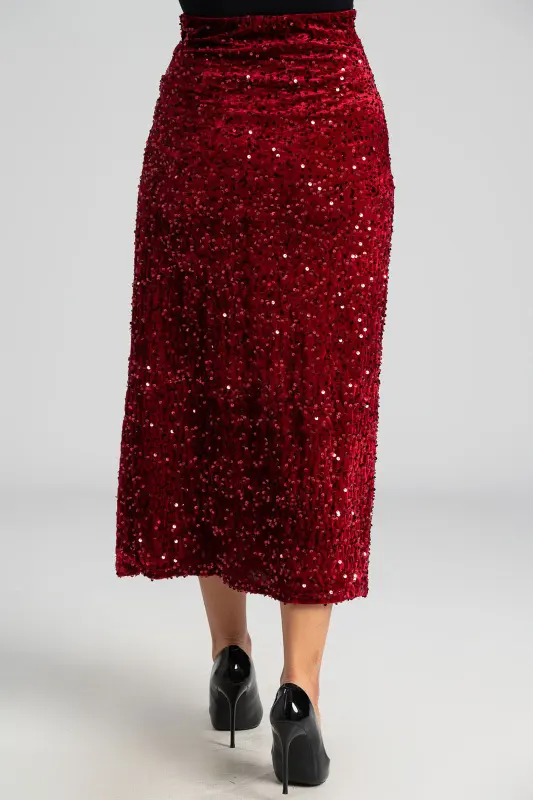 Φούστα Παγιέτα Μεταλλικό Στοιχείο