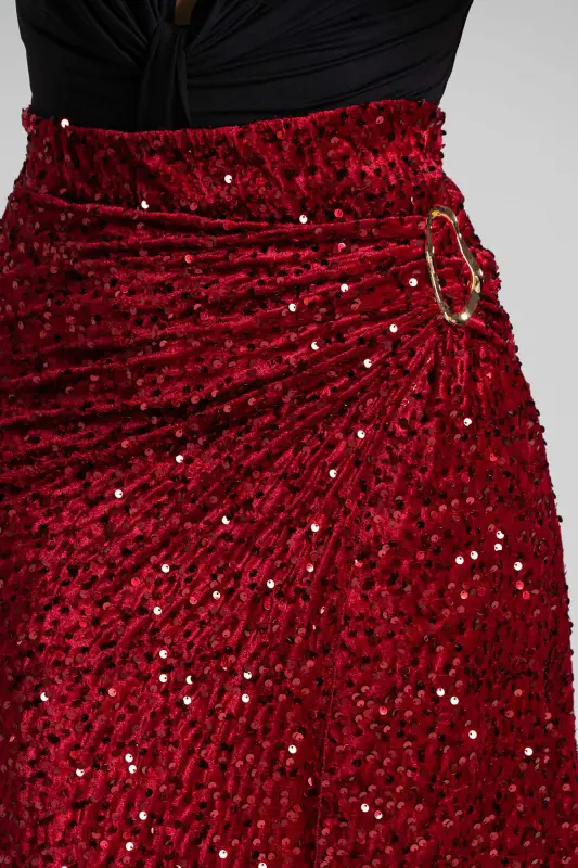 Φούστα Παγιέτα Μεταλλικό Στοιχείο