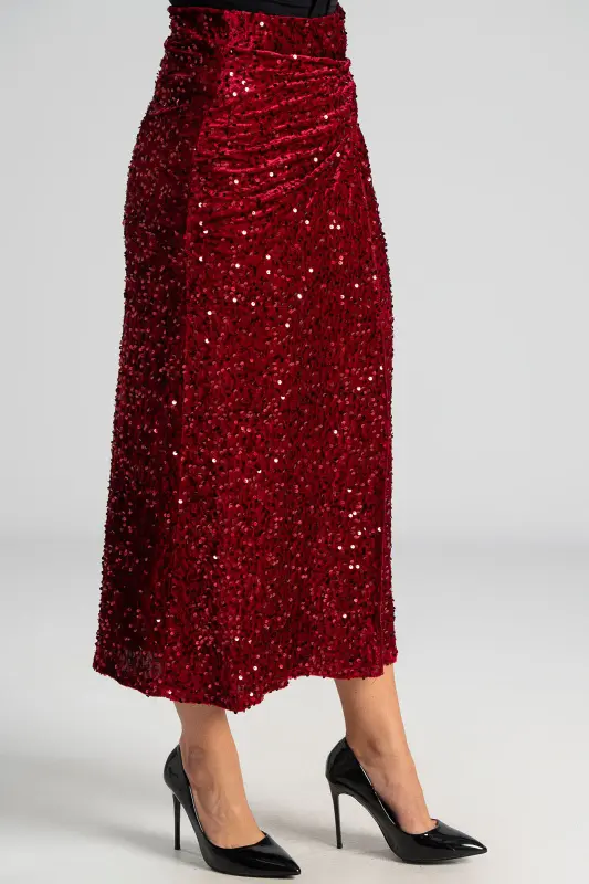 Φούστα Παγιέτα Μεταλλικό Στοιχείο