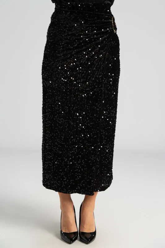 Φούστα Παγιέτα Μεταλλικό Στοιχείο