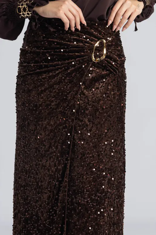 Φούστα Παγιέτα Μεταλλικό Στοιχείο