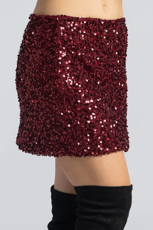 Φούστα Παγιέτες Mini