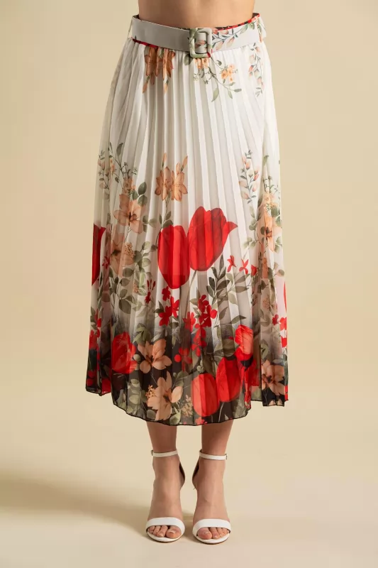 Φούστα Πλισέ Floral