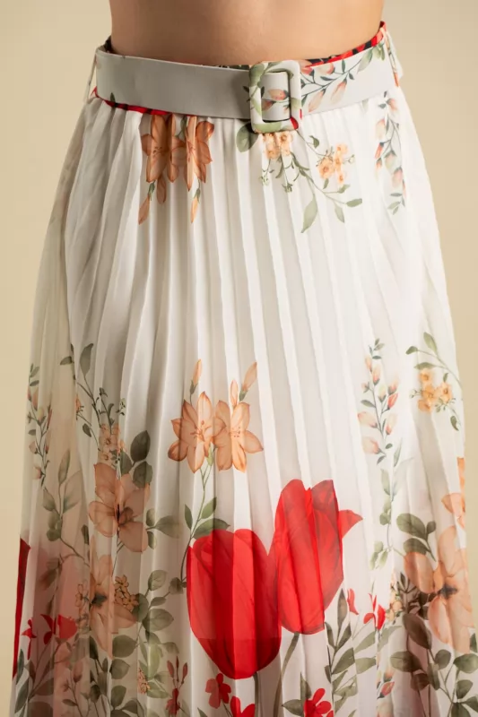 Φούστα Πλισέ Floral
