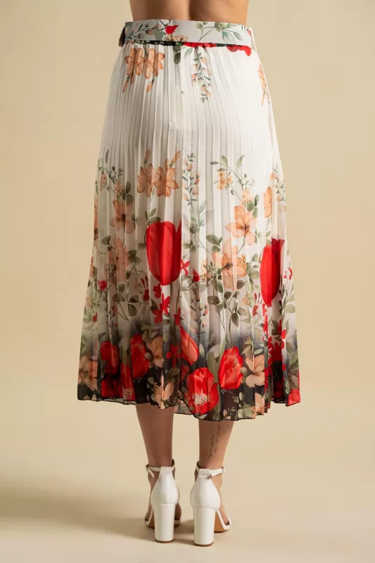 Φούστα Πλισέ Floral