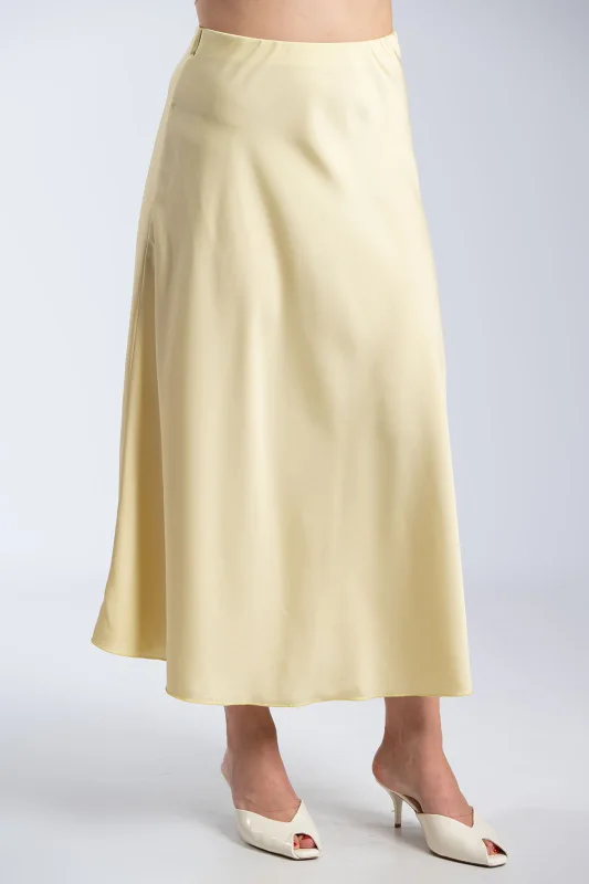 Φούστα Σατεν Λάστιχο