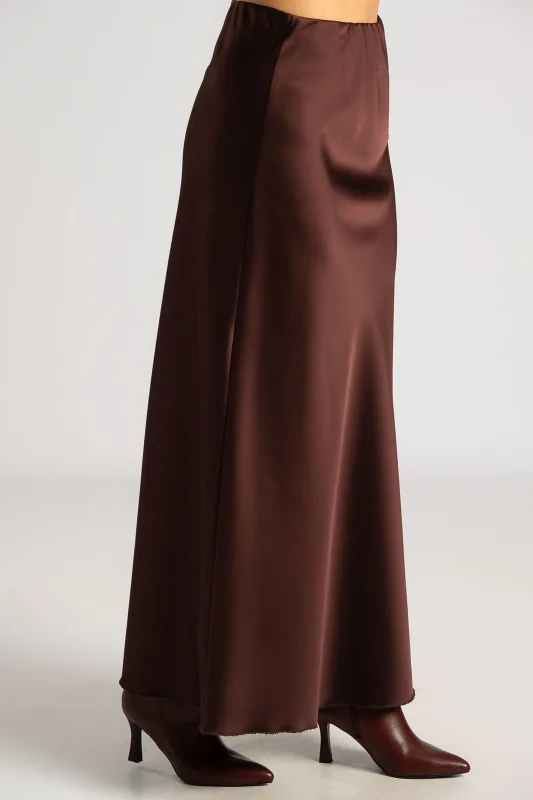 Maxi Satin Skirt