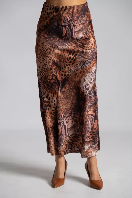 Satin Skirt Snake Pattern