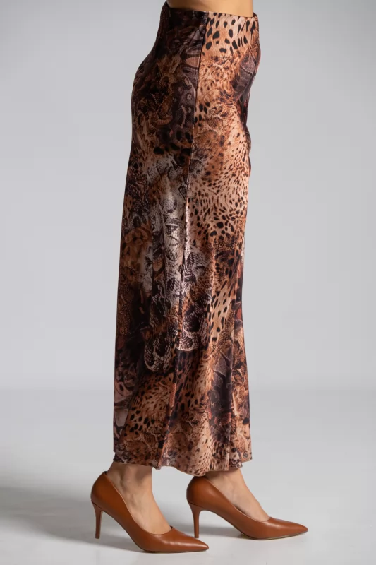 Satin Skirt Snake Pattern