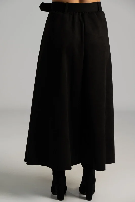 Φούστα Σουέτ Με Ζώνη