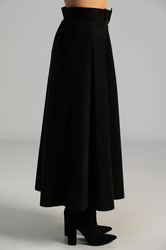 Φούστα Σουέτ Με Ζώνη