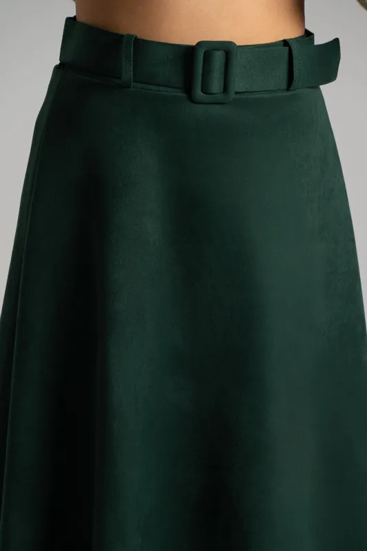Φούστα Σουέτ Με Ζώνη