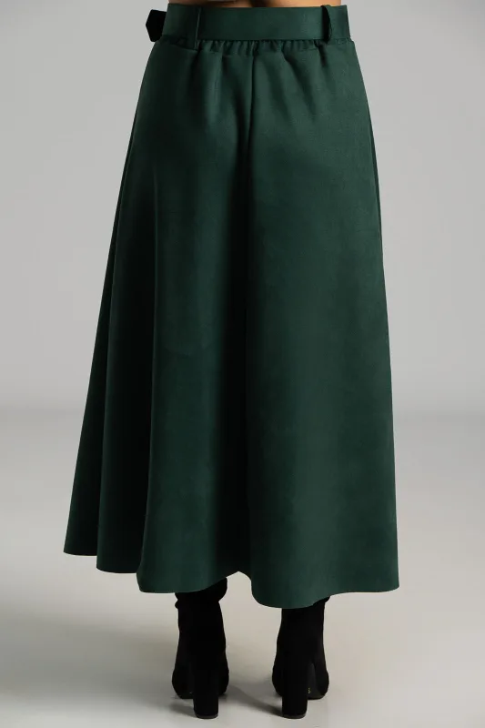 Φούστα Σουέτ Με Ζώνη