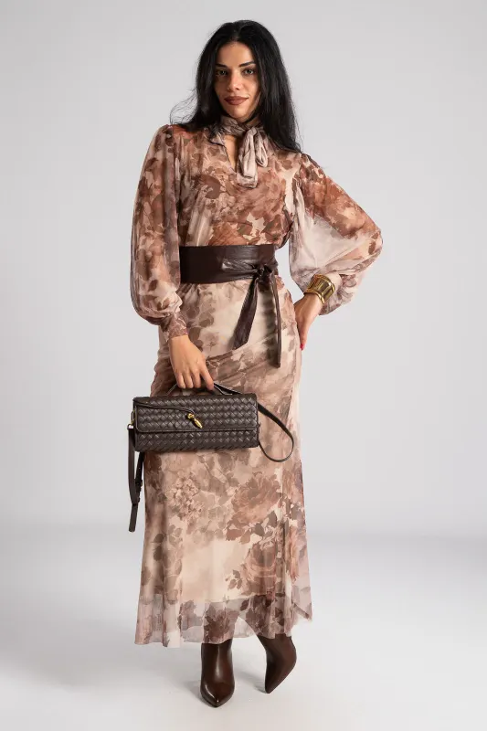 Φούστα Τούλινη Maxi Floral