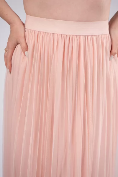 Tulle skirt Pleated pink