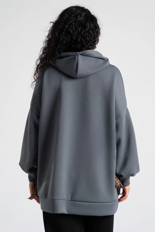 Φούτερ Λεπτομέρειες  Leopard Κορδέλα