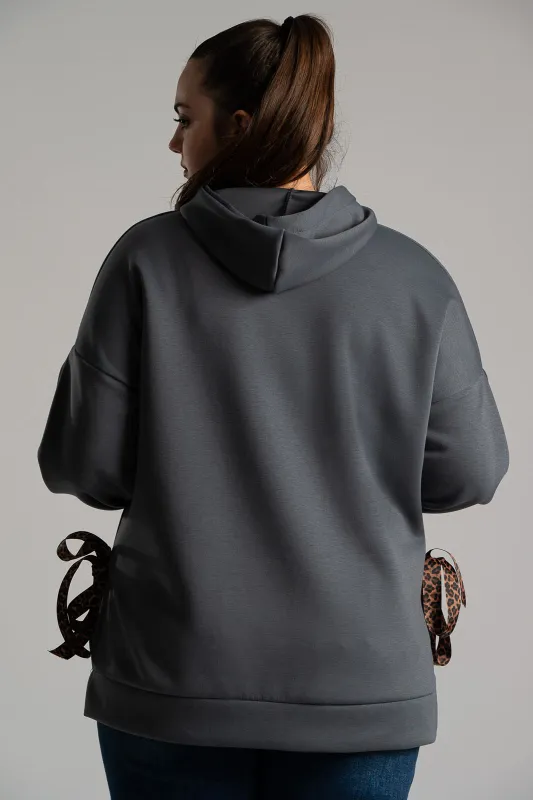 Φούτερ Λεπτομέρειες  Leopard Κορδέλα