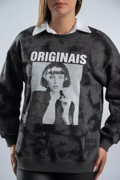 Φούτερ Tie Dye Originals Μαύρο