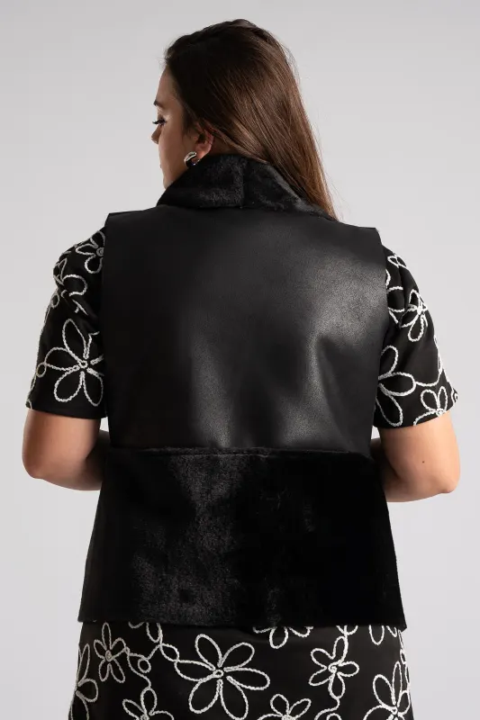 Vest Double Texture Long 