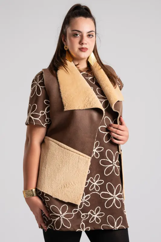 Vest Double Texture Long 