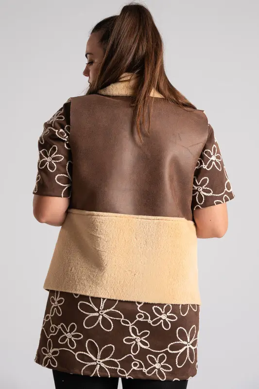 Vest Double Texture Long 
