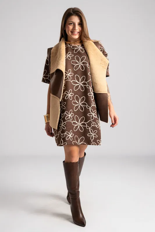 Vest Double Texture Long 