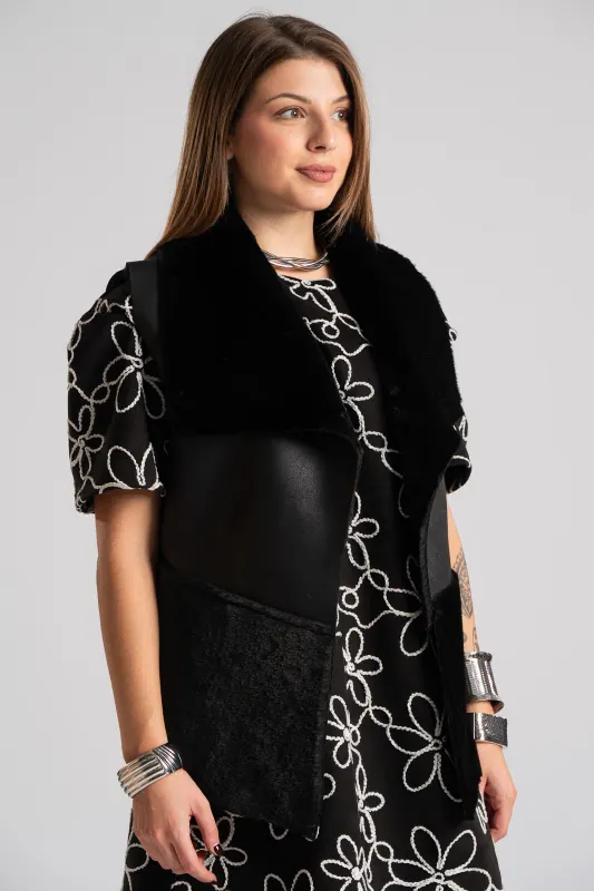 Vest Double Texture Long 