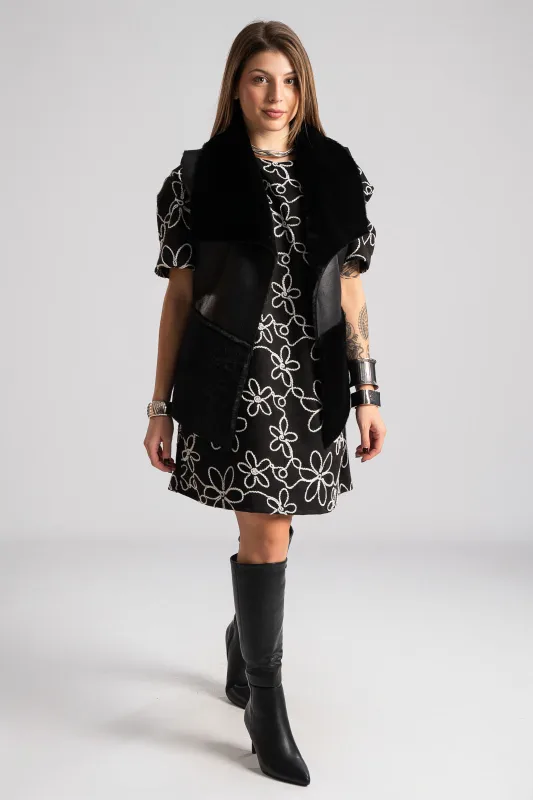 Vest Double Texture Long 