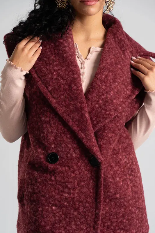 Vest Double Breast Button 