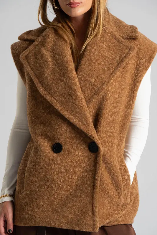 Vest Double Breast Button 