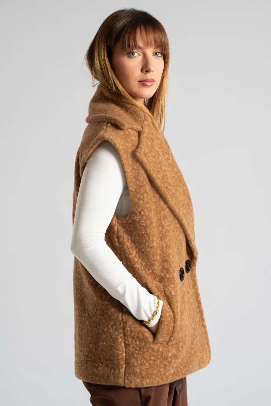 Vest Double Breast Button 