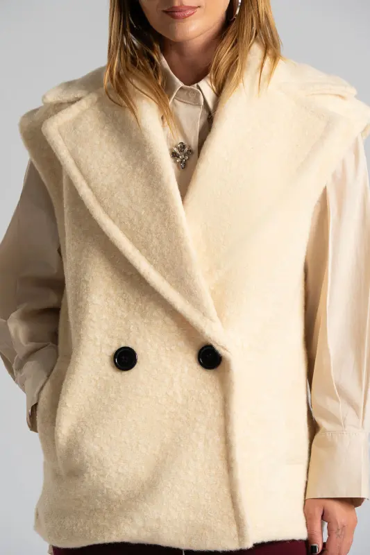 Vest Double Breast Button 