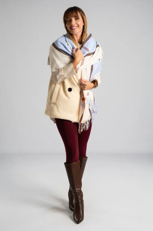 Vest Double Breast Button 