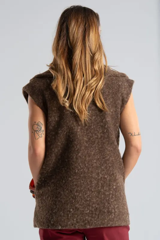 Vest Double Breast Button 