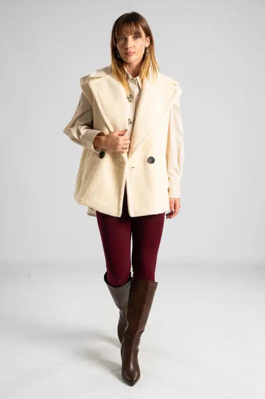 Vest Double Breast Button 