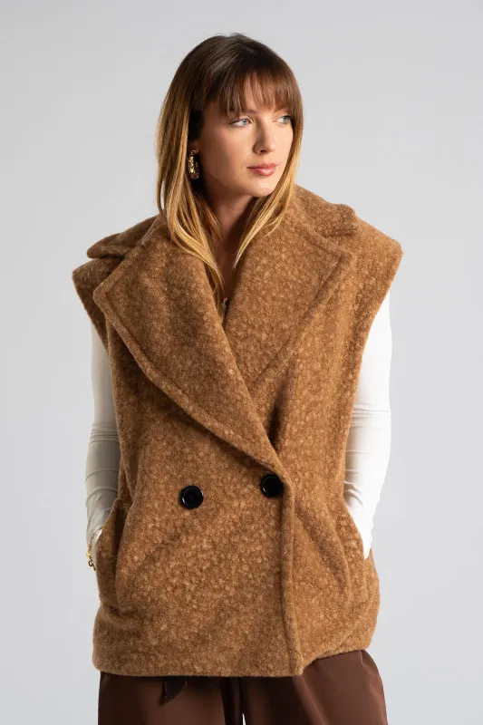 Vest Double Breast Button 