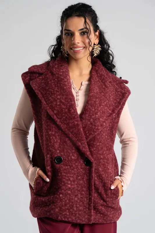 Vest Double Breast Button 