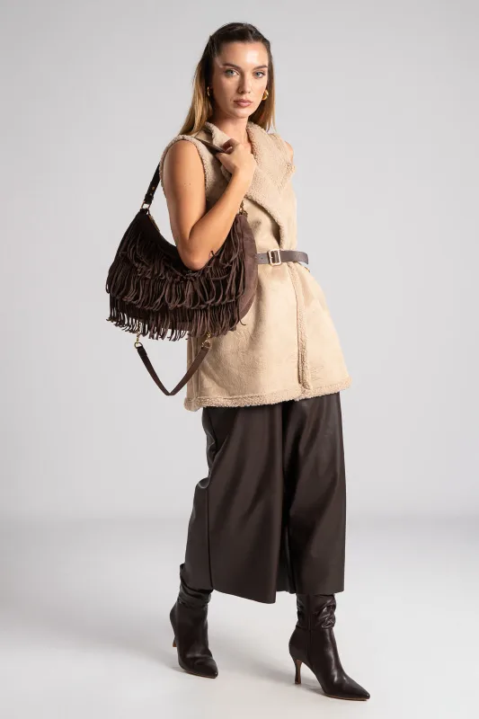Vest Long Teddy Details
