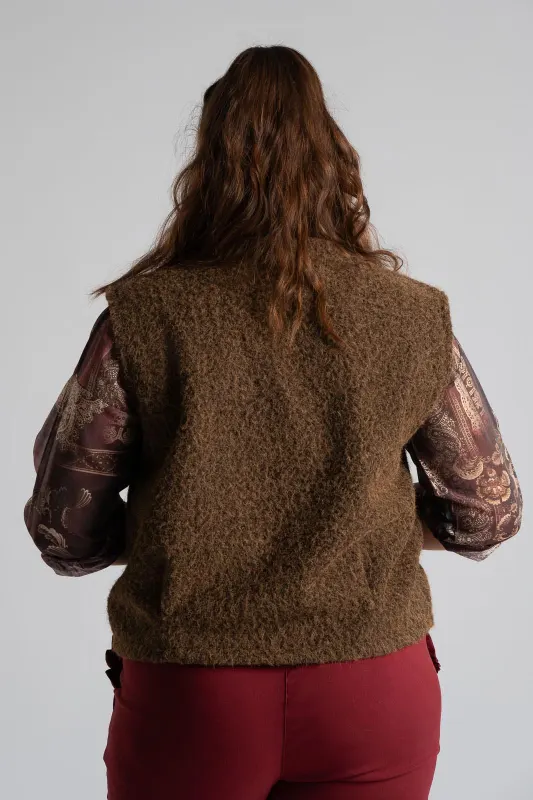 Γιλέκο Teddy Καρφίτσα Ήλιος